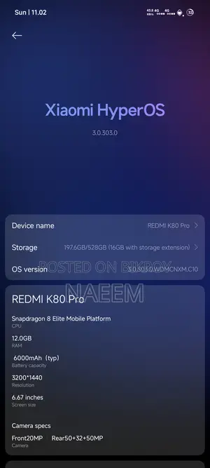 Xiaomi Poco F7 Ultra 512 GB White