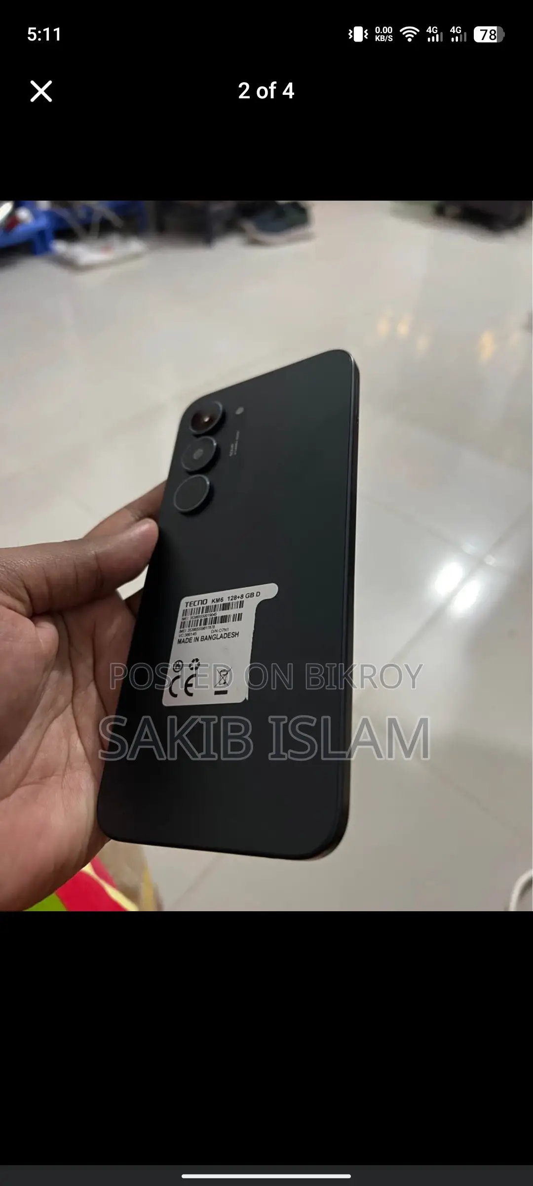 Tecno Spark 40 Pro 128 GB Gray