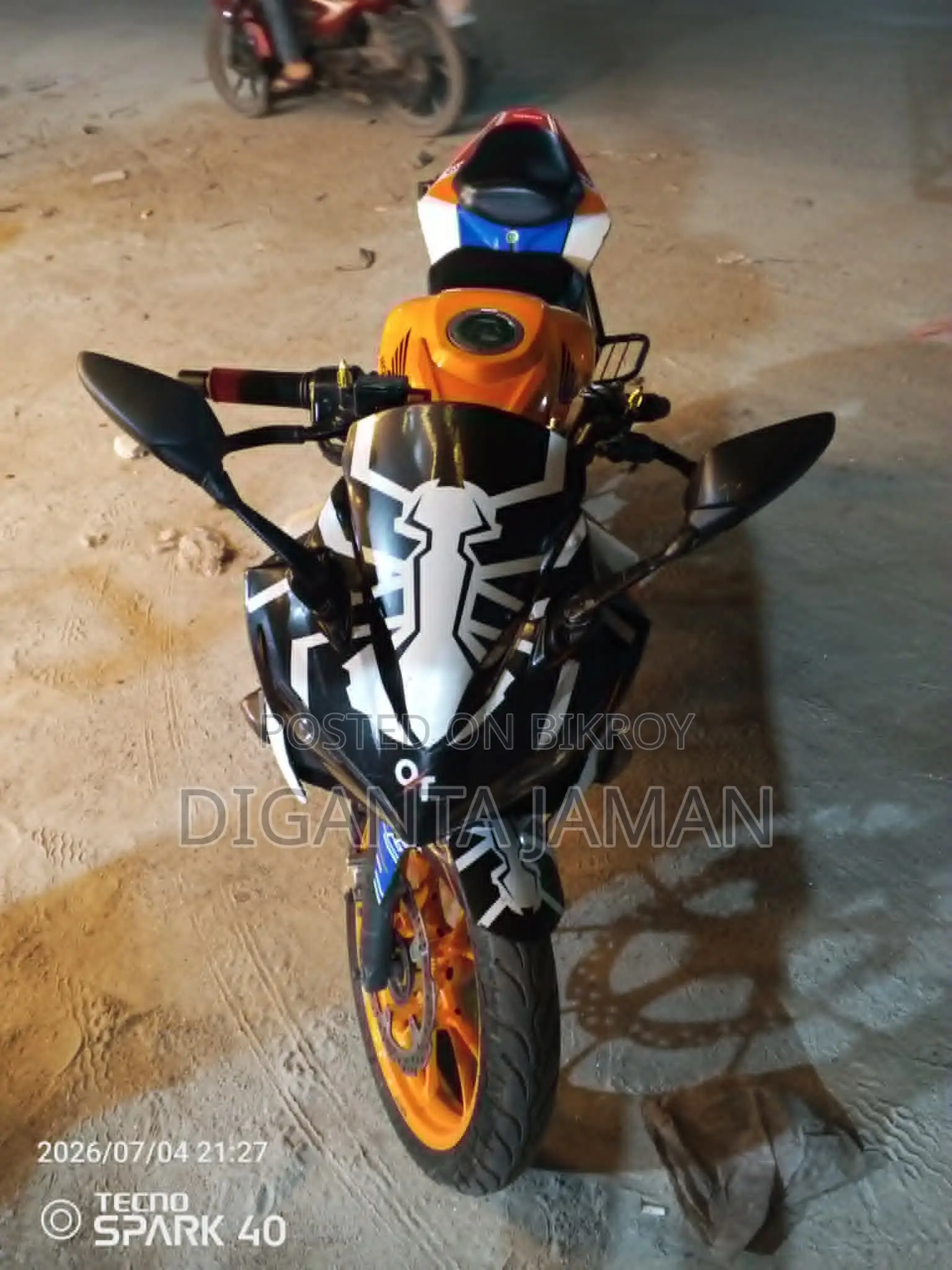 Honda CBR 2019 Orange