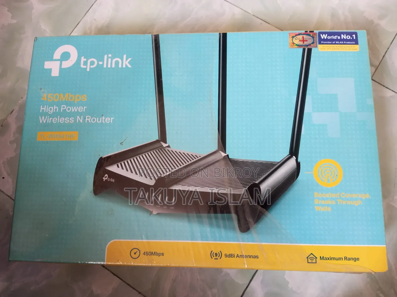 Router Model : Tp-link Wr-tl 941hp ( Most Powerful Router)