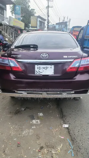 Toyota Premio 2007 Red