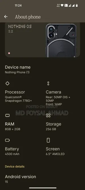Nothing Phone 1 256 GB Black