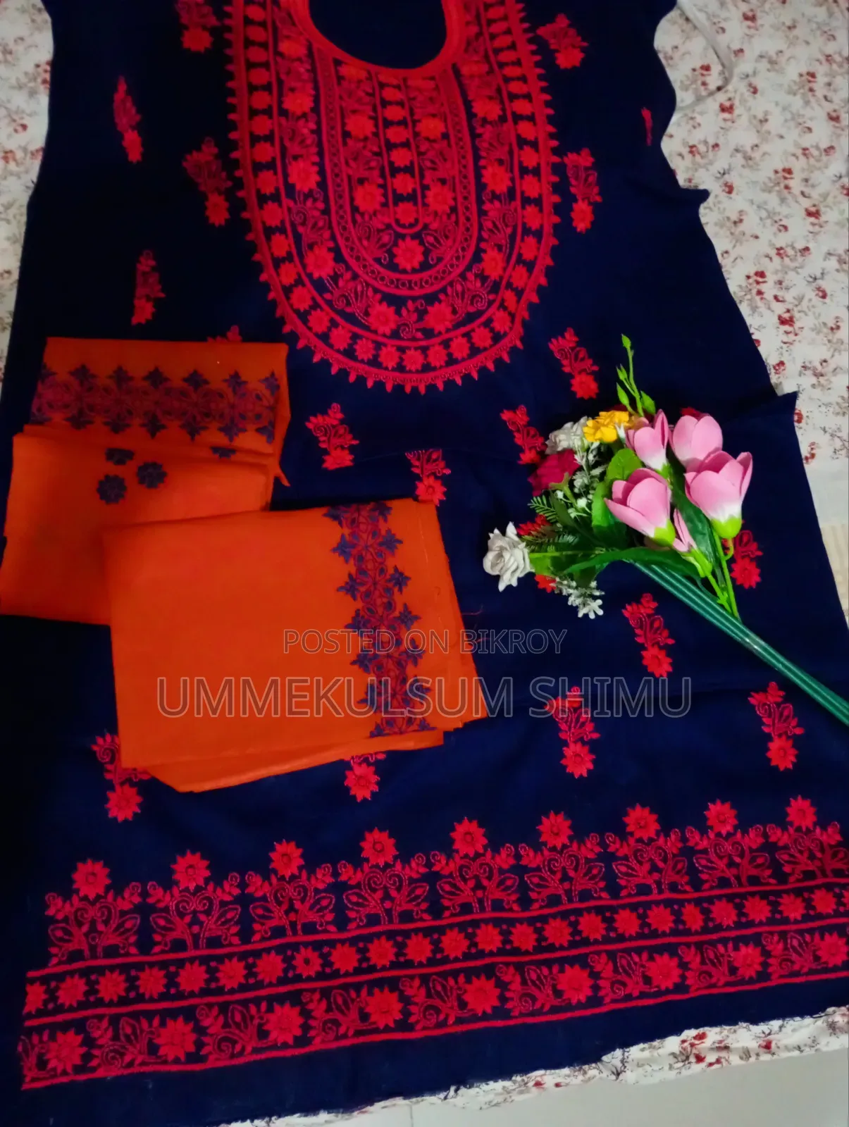 Hand-Embroidered