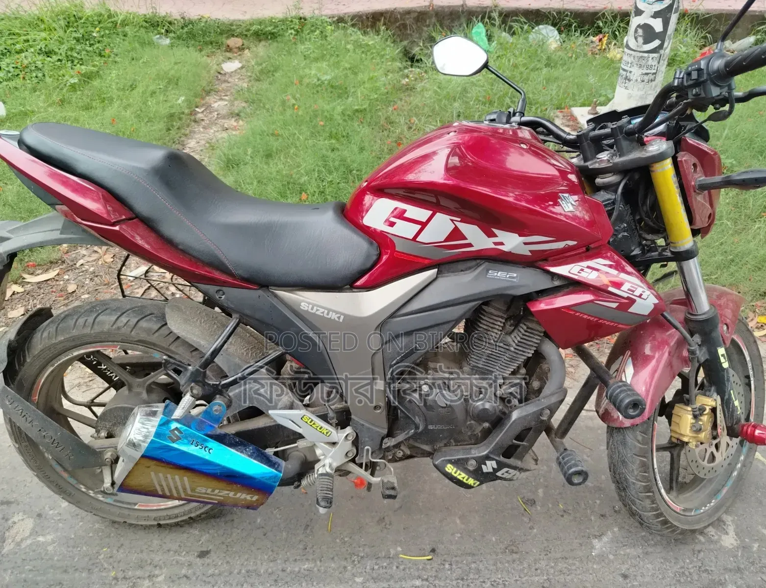 New Suzuki Gixxer Monotone 2025 Red