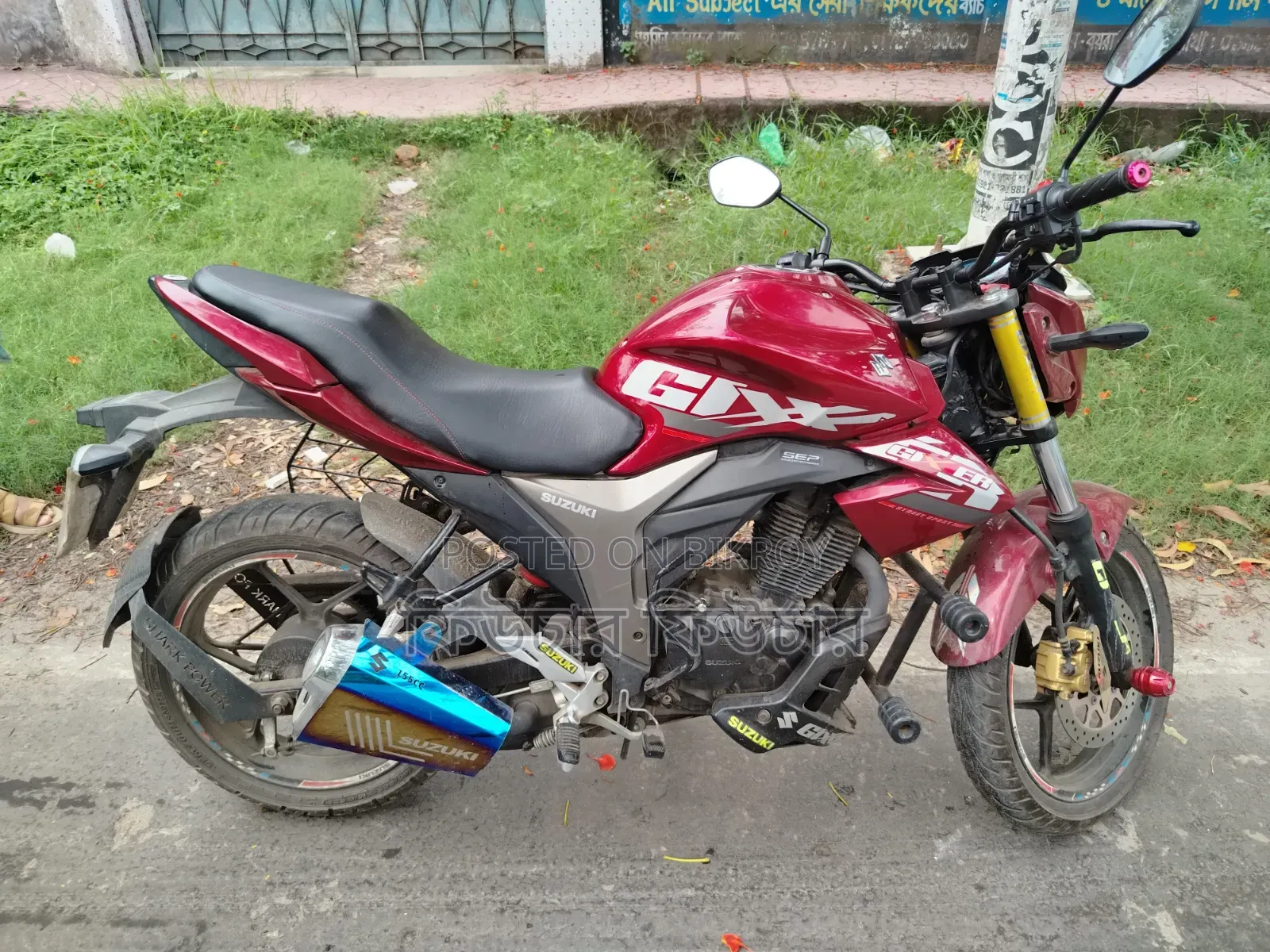 New Suzuki Gixxer Monotone 2025 Red