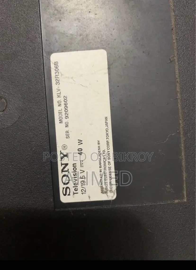 Sony 32 Inch TV Motherboard