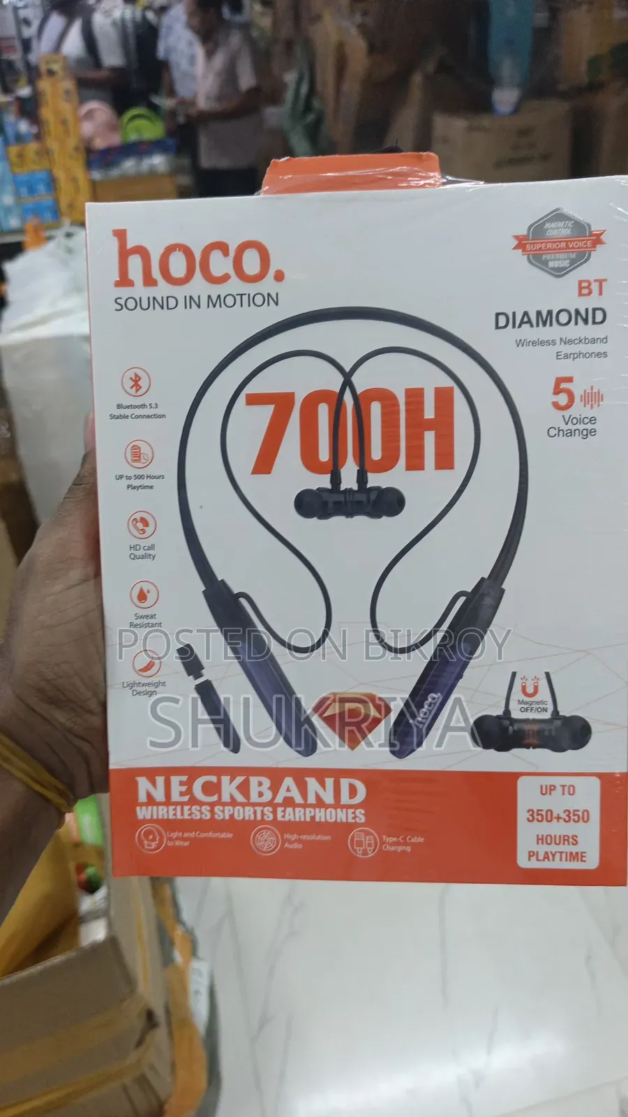 Orimo 700 Hours Magnetic on/off Clear Vibration 5 Voice Change Feature