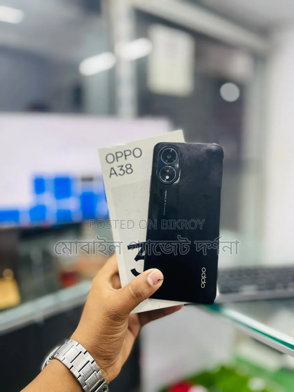 ওপ্পো এ৩৮ ১২৮ জিবি ব্ল্যাক
