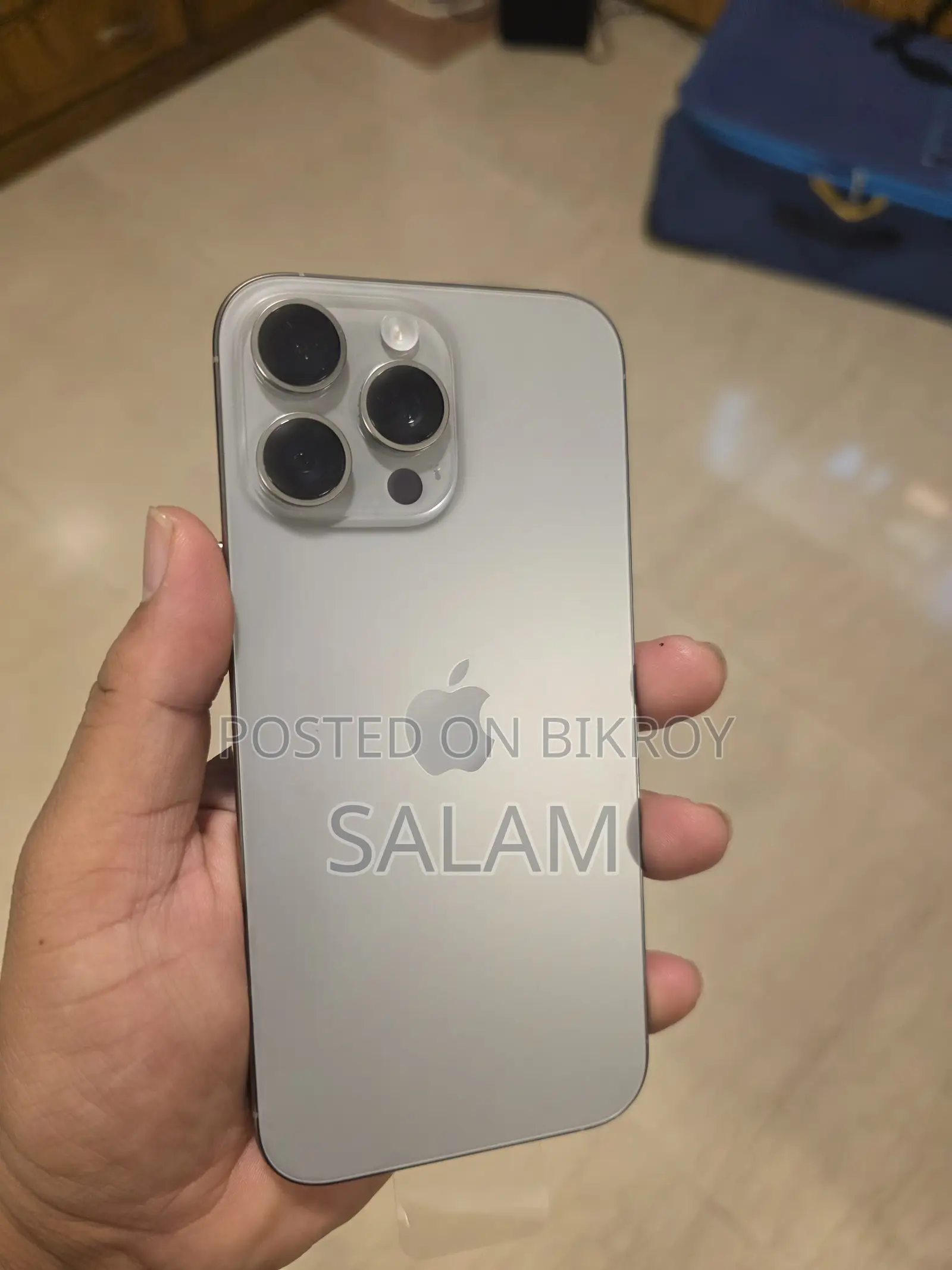 অ্যাপল আইফোন ১৬ প্রো ম্যাক্স ১ টিবি সিলভার
