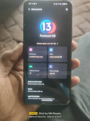 Vivo V21 128 GB Black
