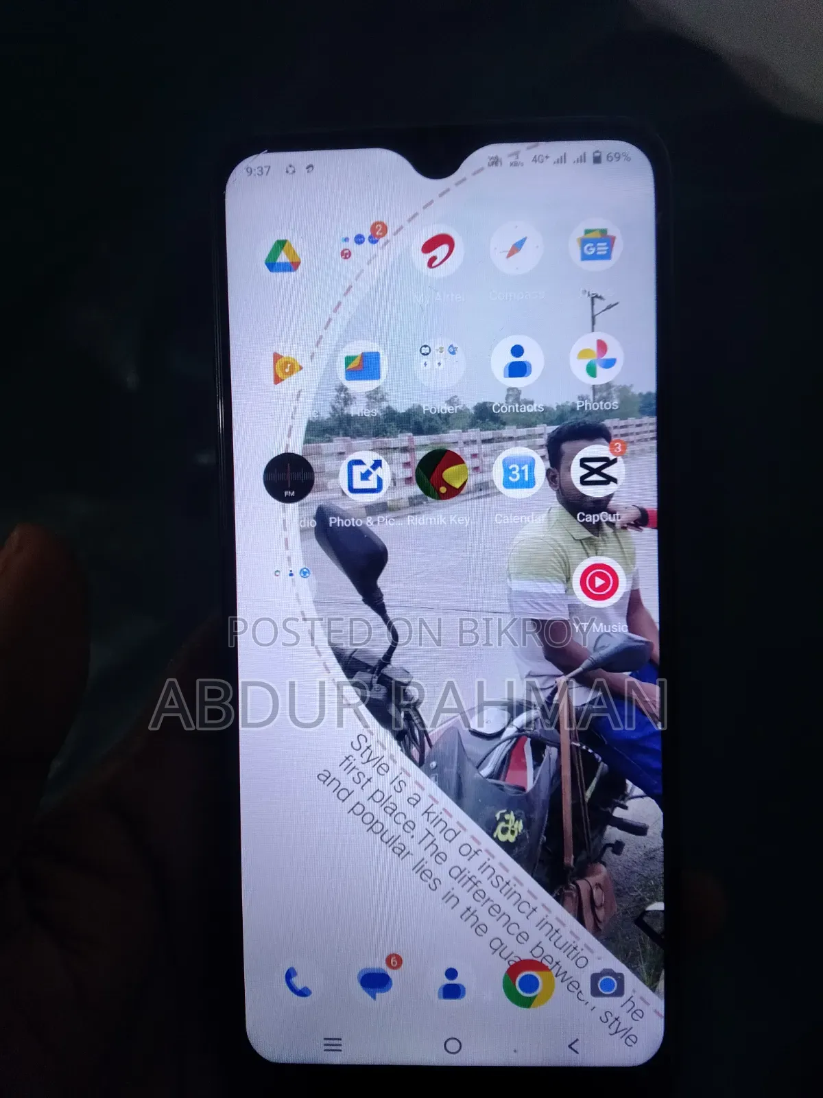 Vivo V21e 128 GB Blue