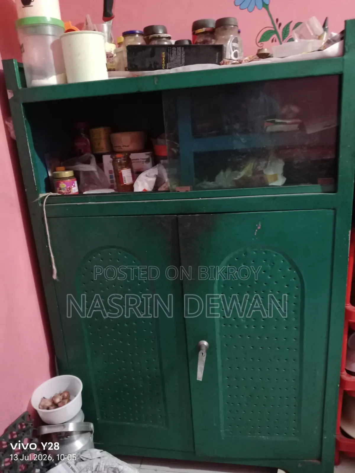 A food storage rack for sale