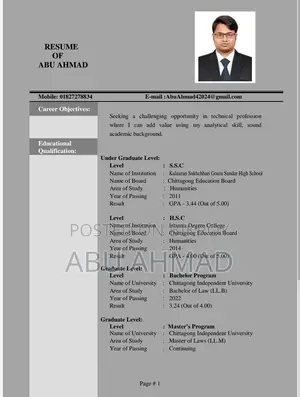 Aspiring Audit Professional | LL.B. Graduate