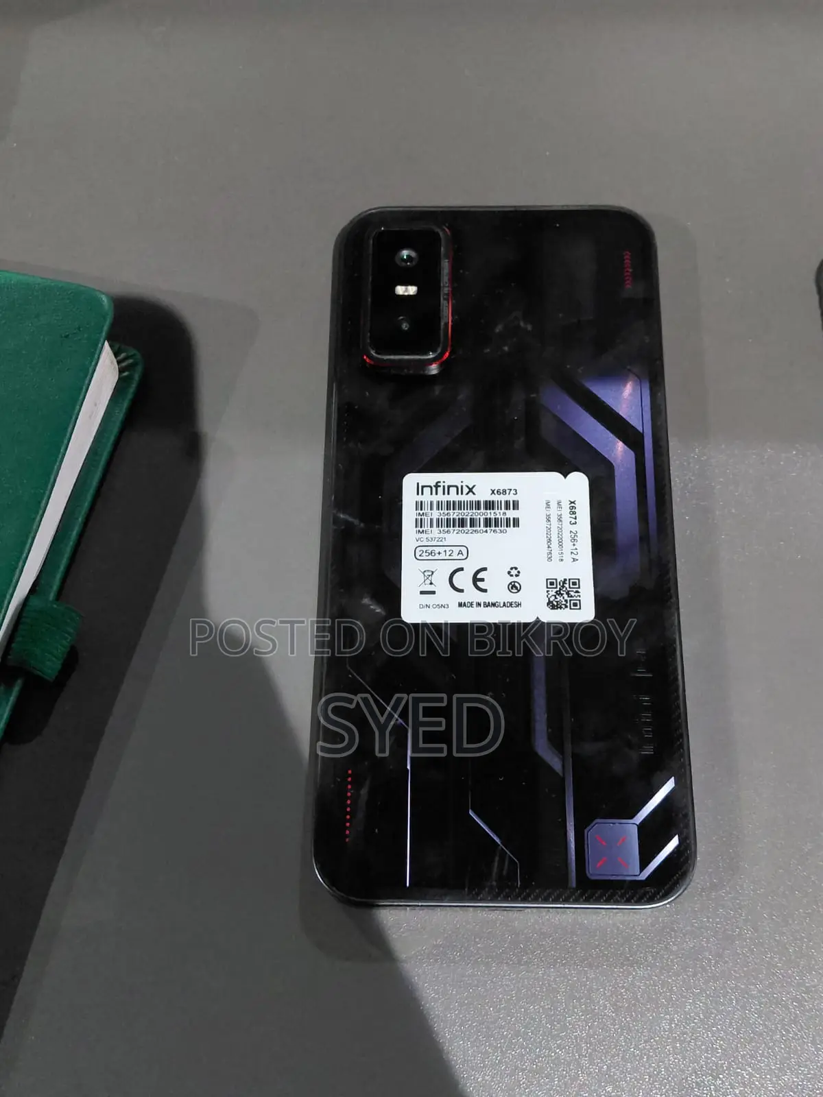 Infinix GT 30 Pro 256 GB Black