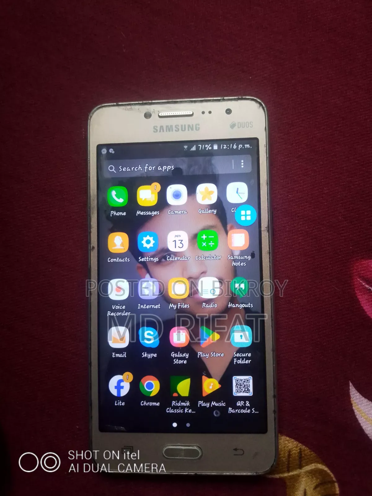 Samsung Galaxy Grand Prime Plus 8 GB Gold
