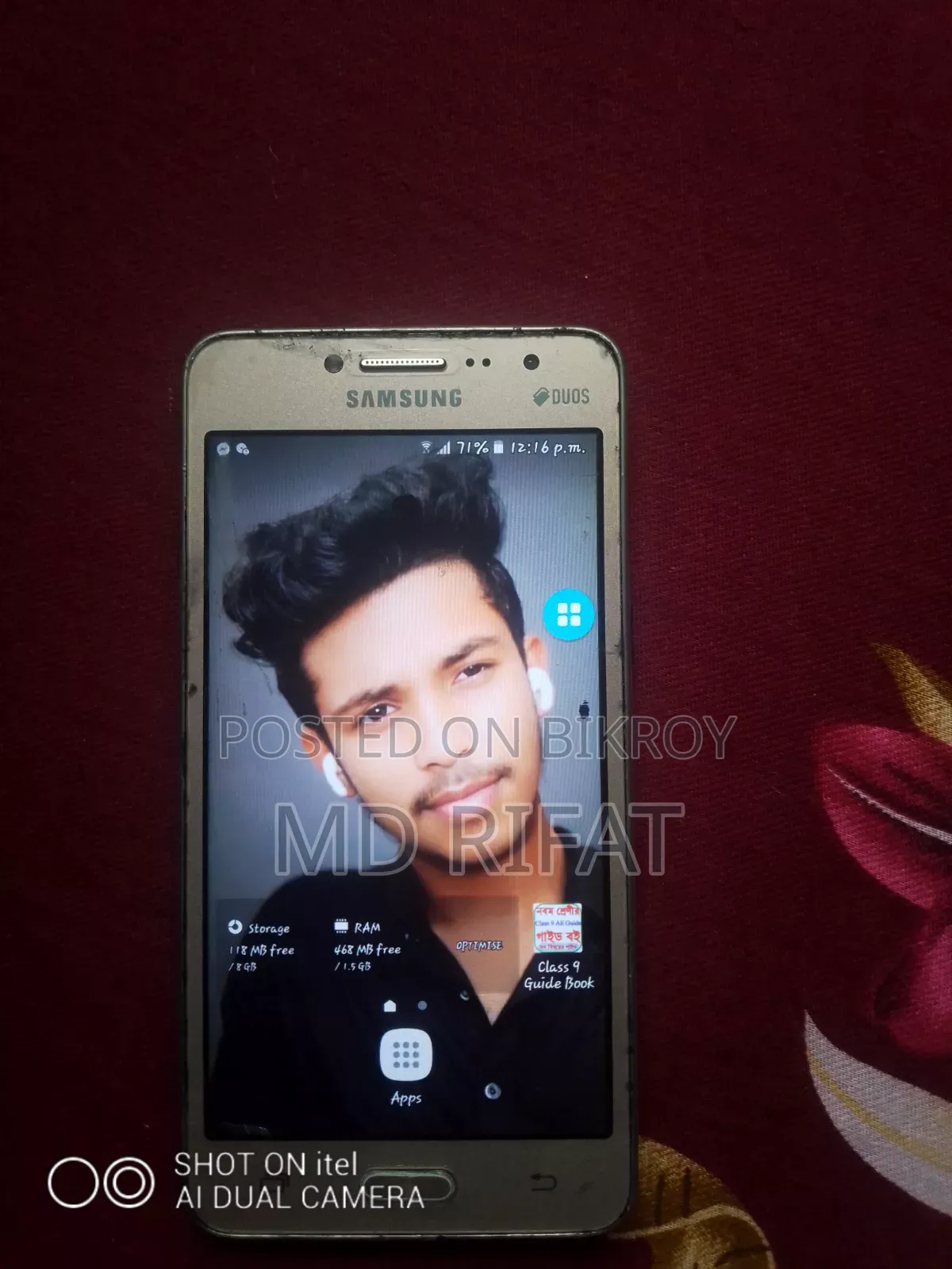 Samsung Galaxy Grand Prime Plus 8 GB Gold