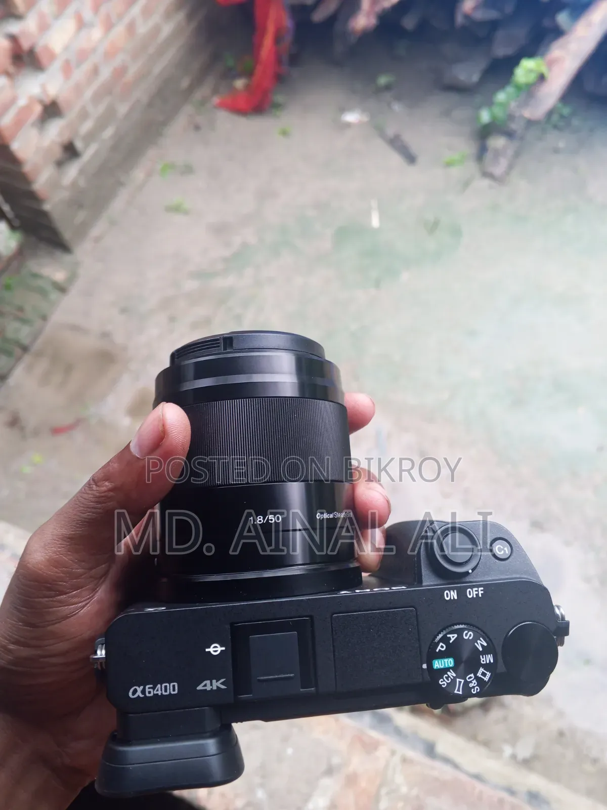 Sony A6400 + Sony 50mm 1.8 OSS Lens