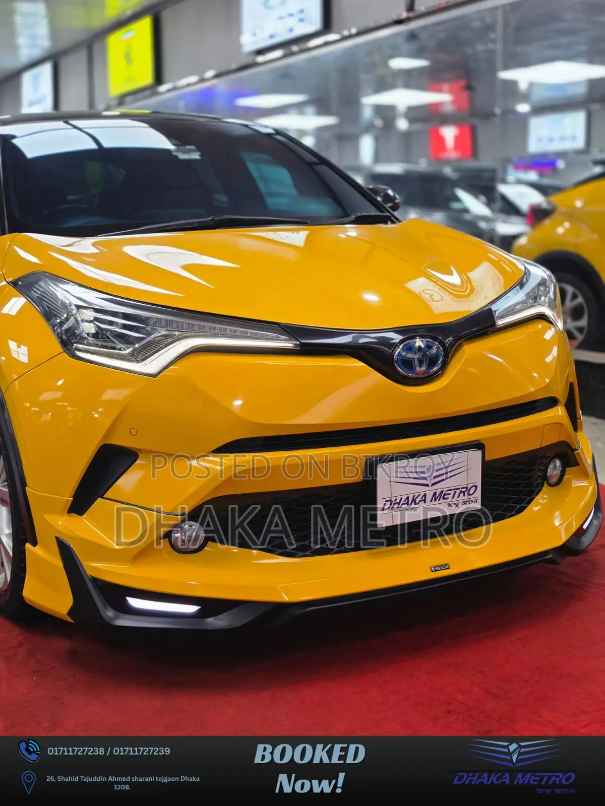 Toyota C-Hr 2018 Yellow
