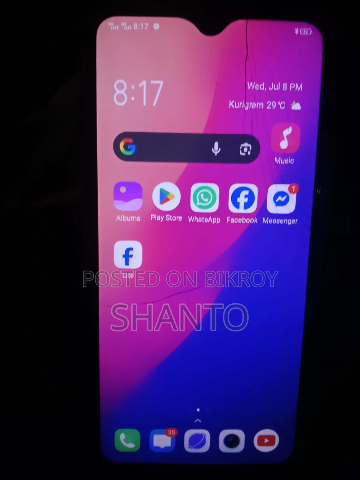 Vivo Y15 64 GB Blue