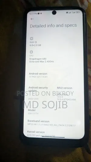 Xiaomi Redmi Note 11 128 GB Black