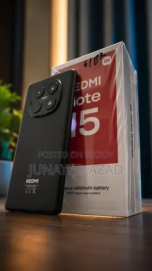 New Xiaomi Redmi Note 15 128 GB Black