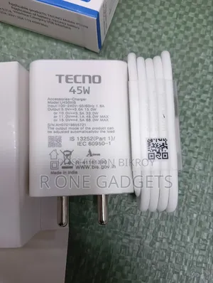 টেকনো ৪৫ ওয়াট অরিজিনাল চার্জার