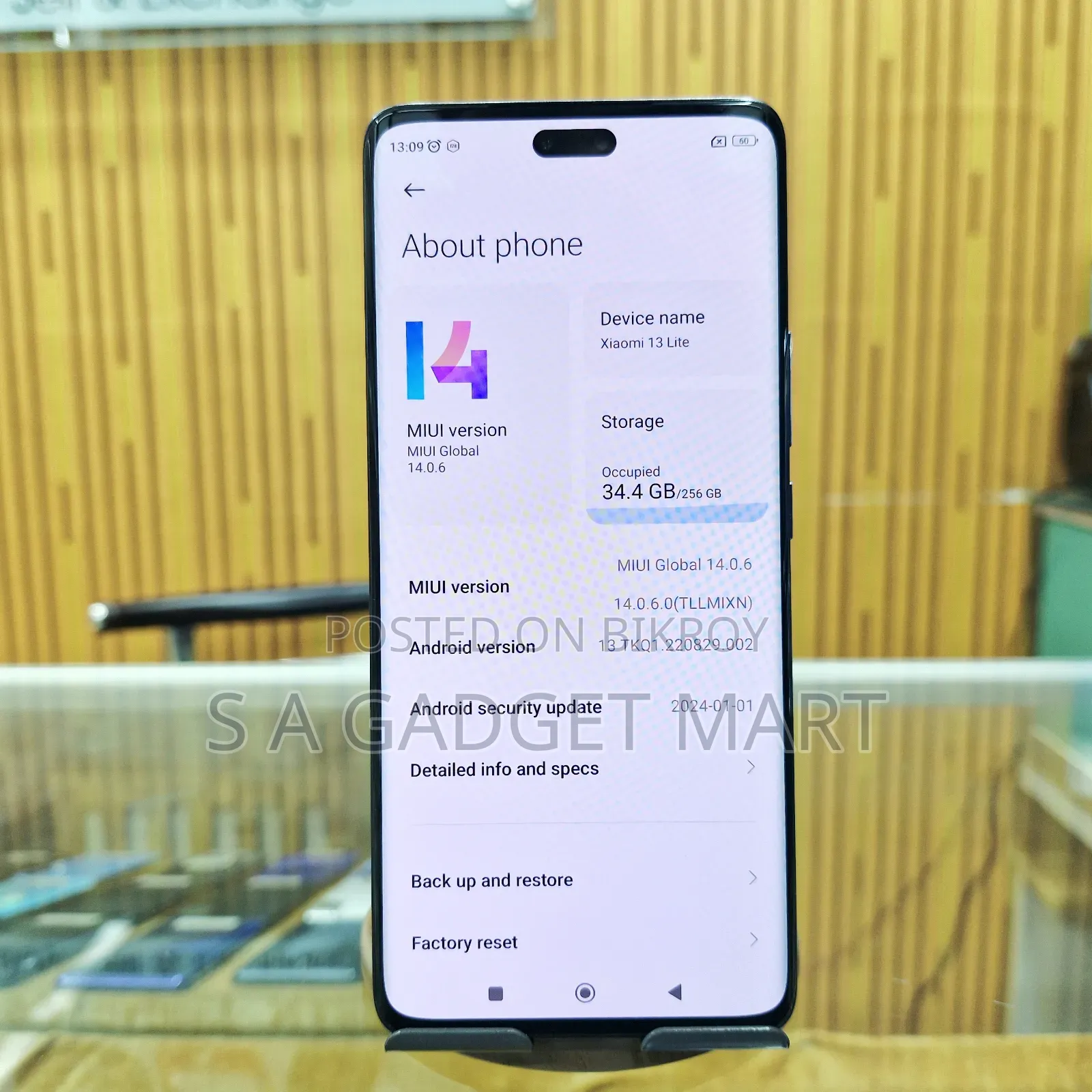 Xiaomi 13 Lite 256 GB Black