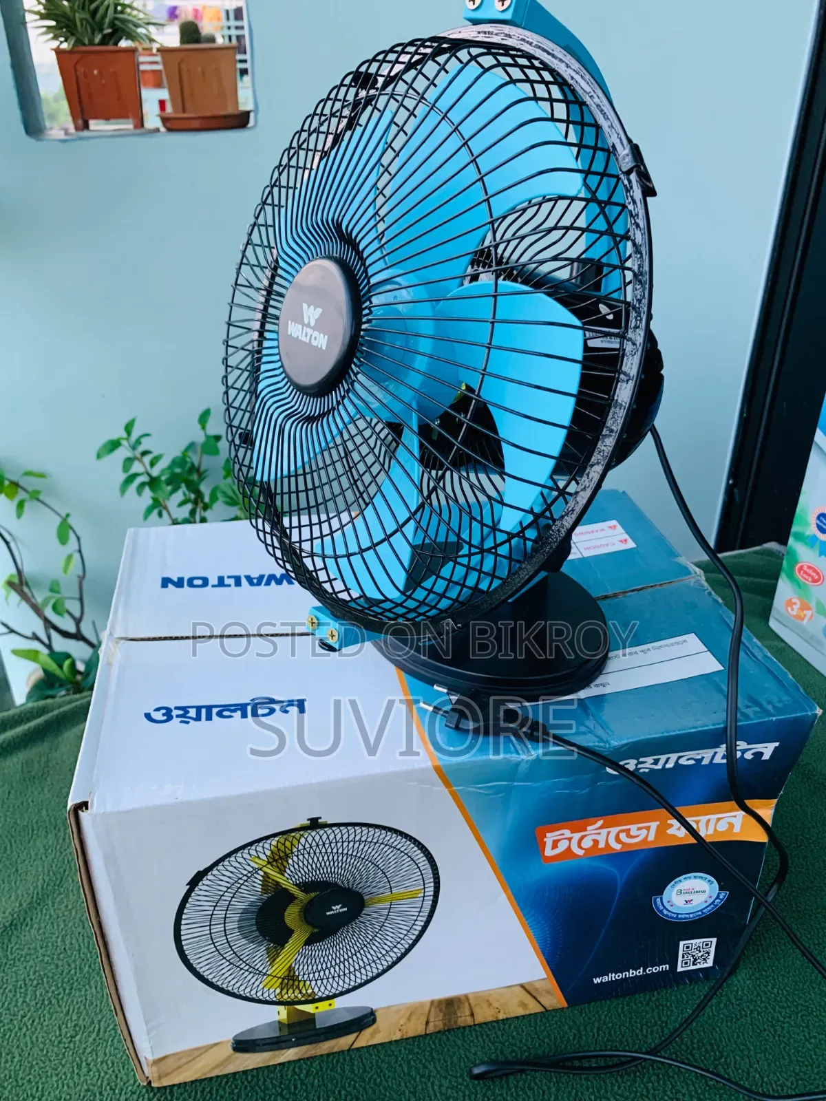 ওয়ালটন ৯ ইঞ্চি টেবিল ফ্যান | ৬৪ ওয়াট | ২৫০০ আরপিএম