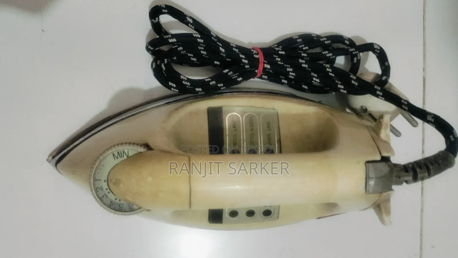 মিয়াকো অটোমেটিক আয়রন Ei-135, 220v, 50-60hz, 1200w.