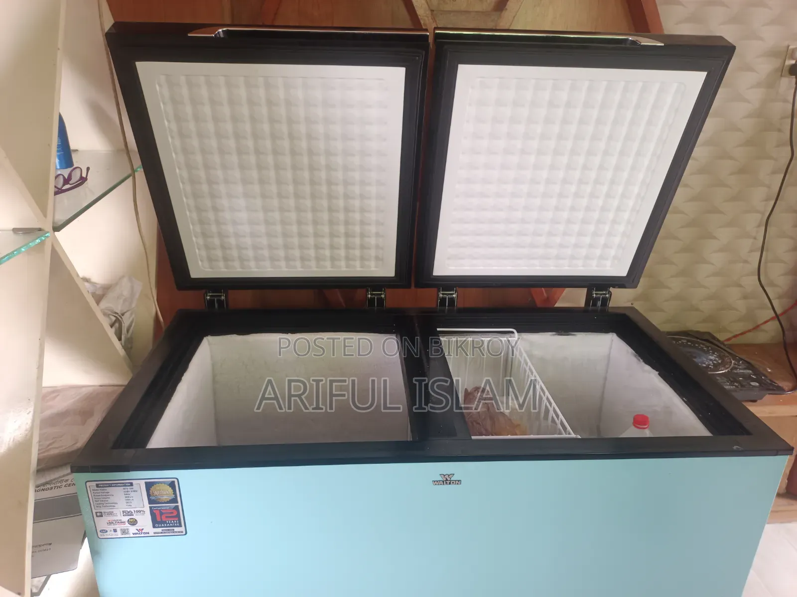 Walton brand 300-liter deep freezer for sale.
