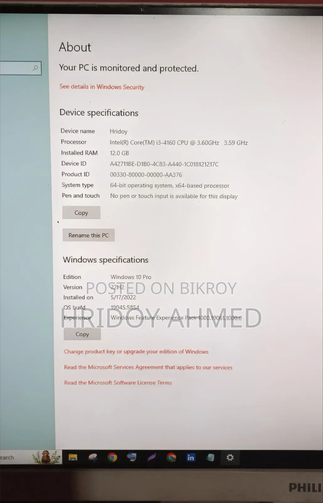 Desktop Computer 12GB Intel Core I3 SSD 128GB