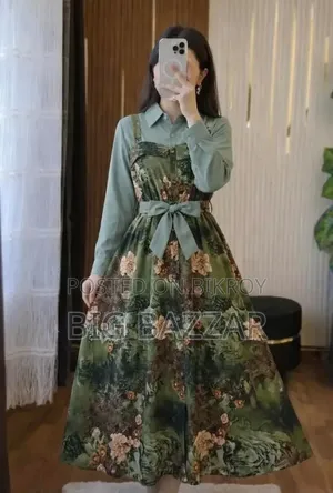 Printed Romper Gown