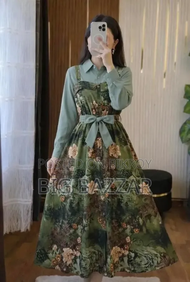 Printed Romper Gown
