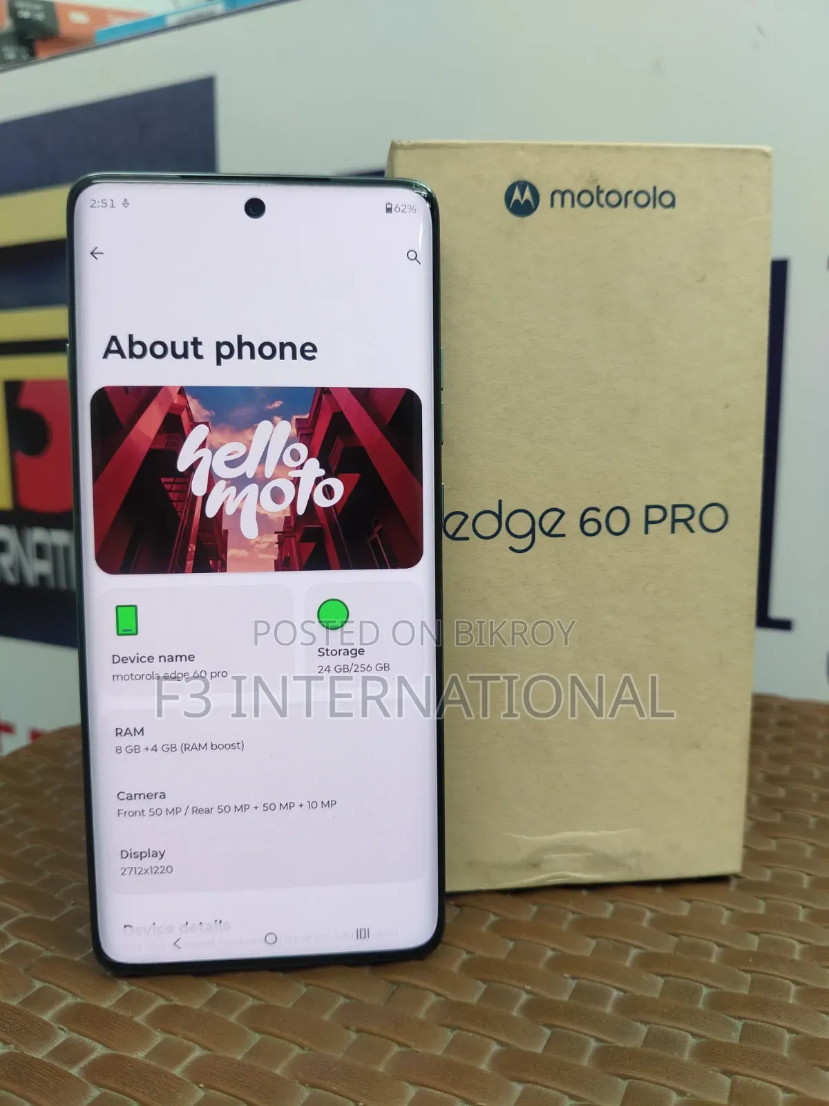 Motorola Edge 60 Pro 256 GB Black
