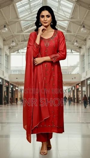 প্রিমিয়াম এসি কটন কাঁচুপি থ্রি-পিস