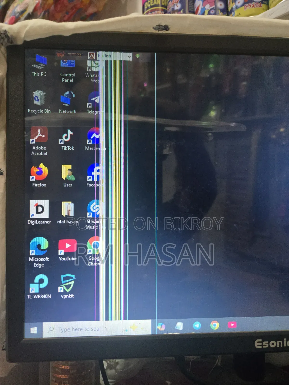 Desktop Computer HP 8GB Intel Core I5 HDD 128GB