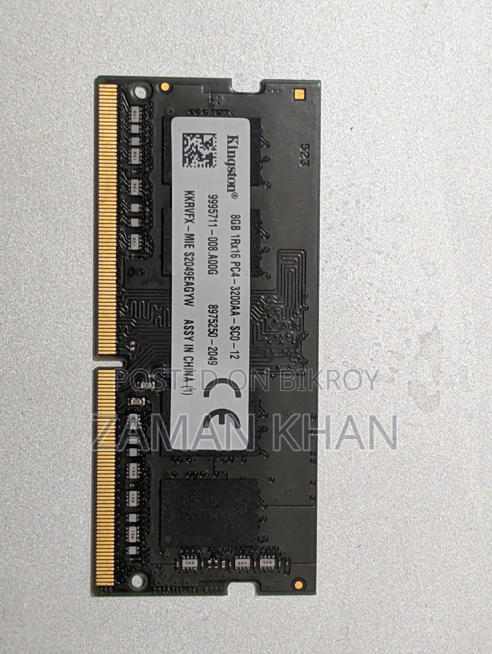 Kingston 8GB DDR4 3200MHz Laptop RAM (Dell OEM)