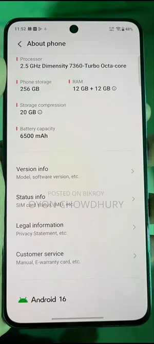Vivo V60 Lite 256 GB Silver