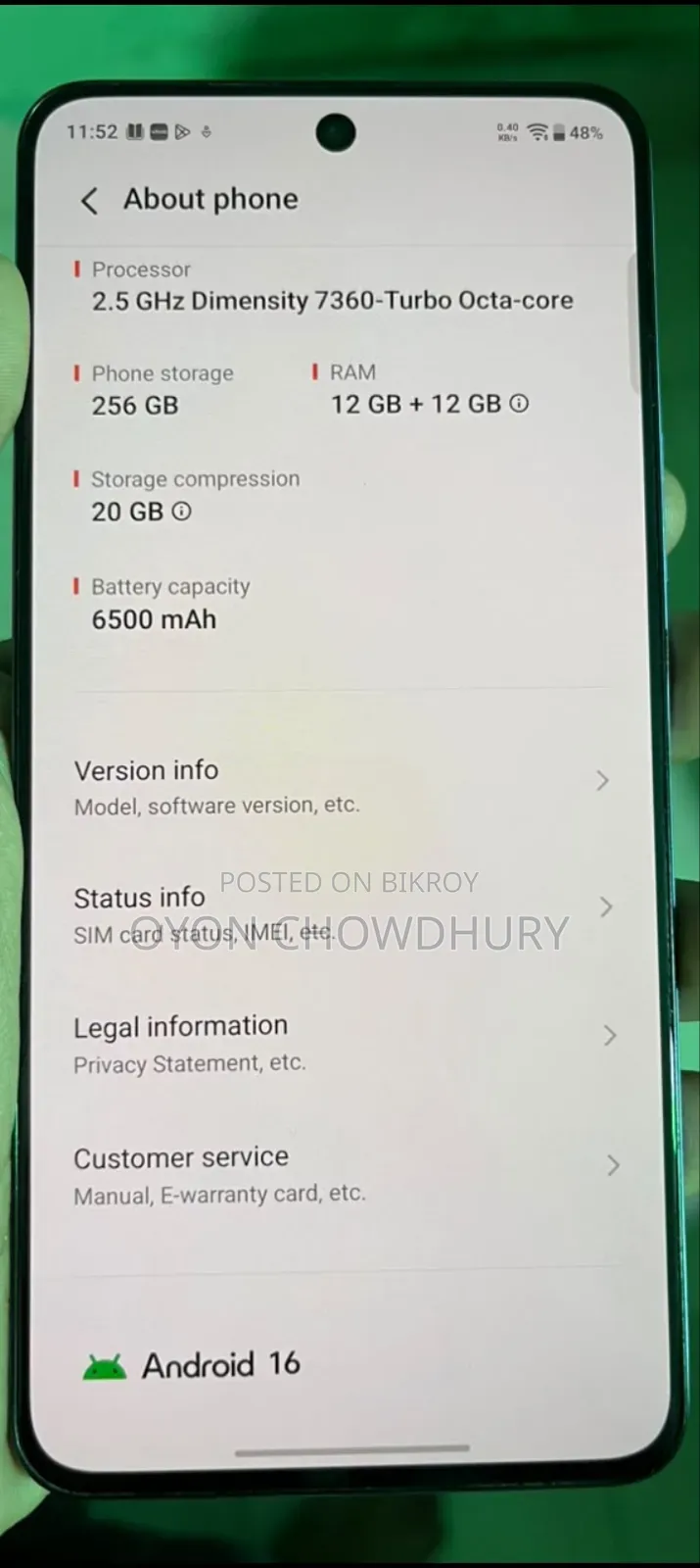 Vivo V60 Lite 256 GB Silver