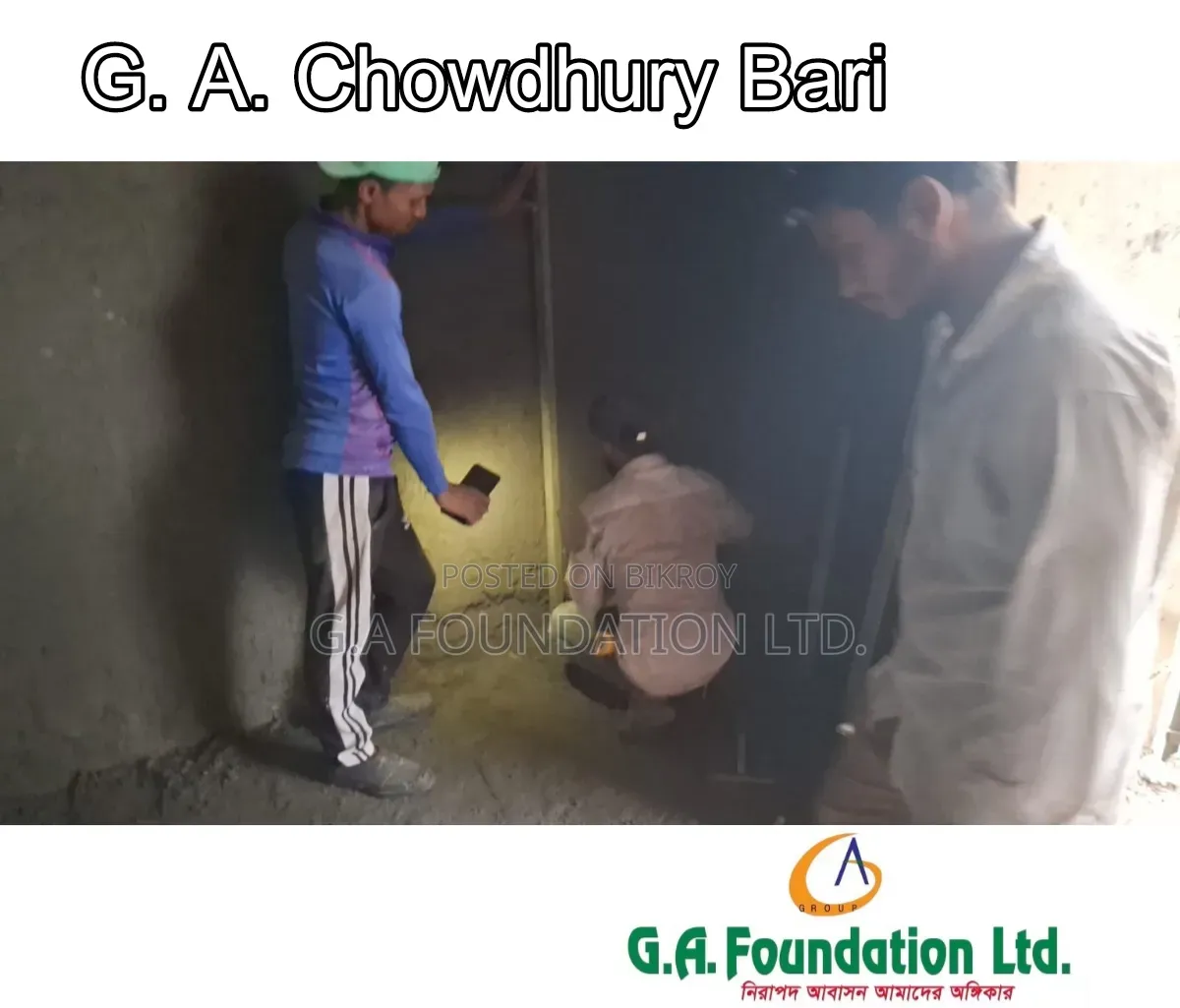4-bedroom Apartment in G. A. Chowdhury Bari, Mirpur for Sale