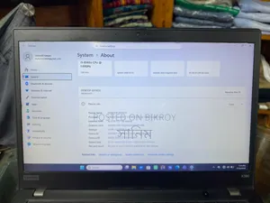 ল্যাপটপ লেনোভো থিংকপ্যাড এক্স১ কার্বন ১৬জিবি ইন্টেল কোর আই৫ এসএসএইচডি+এসএসডি ২৫৬জিবি