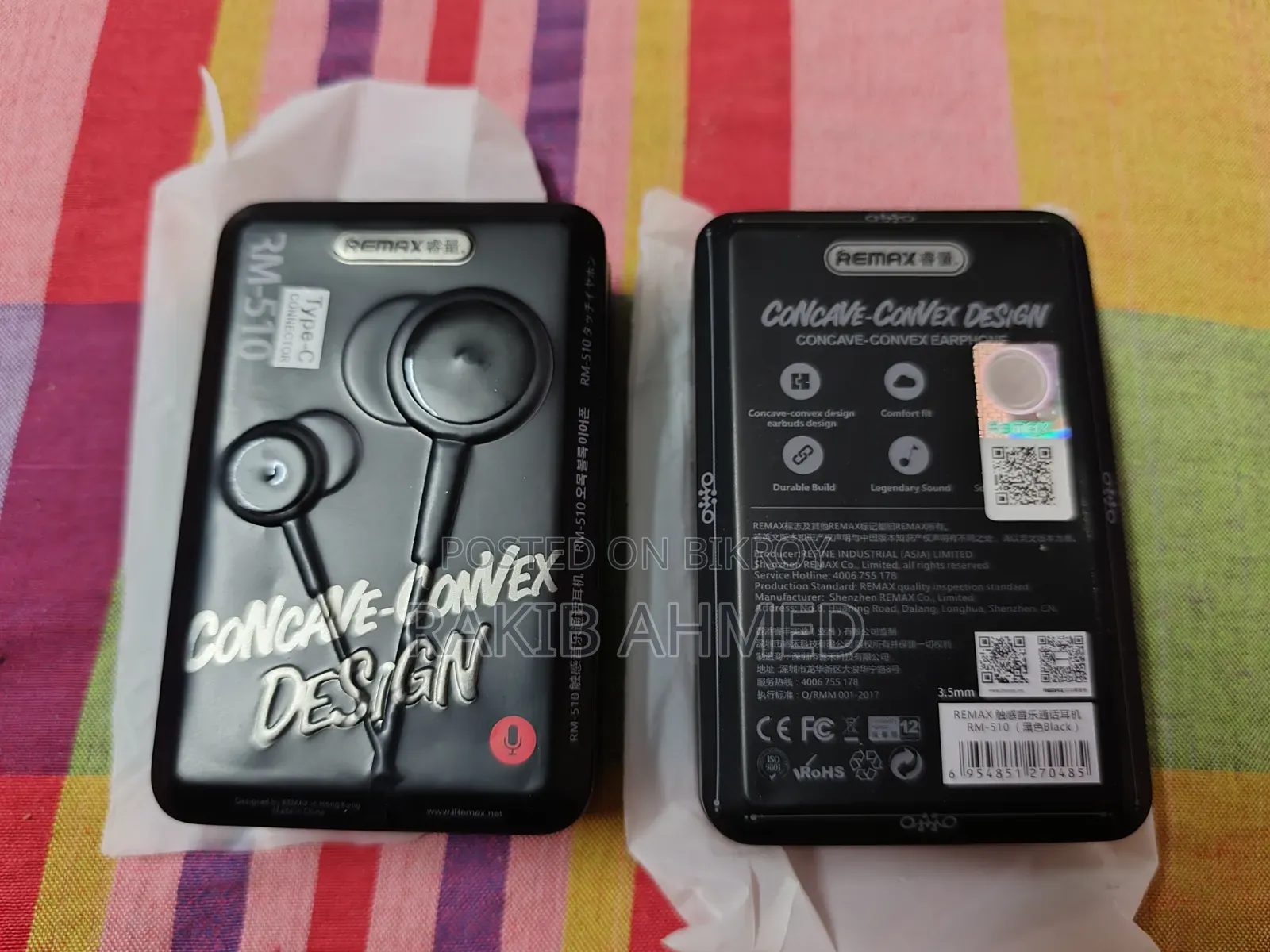 QKZ Dm 10,9,7,Remax Rm510,Uisi U8(Original)