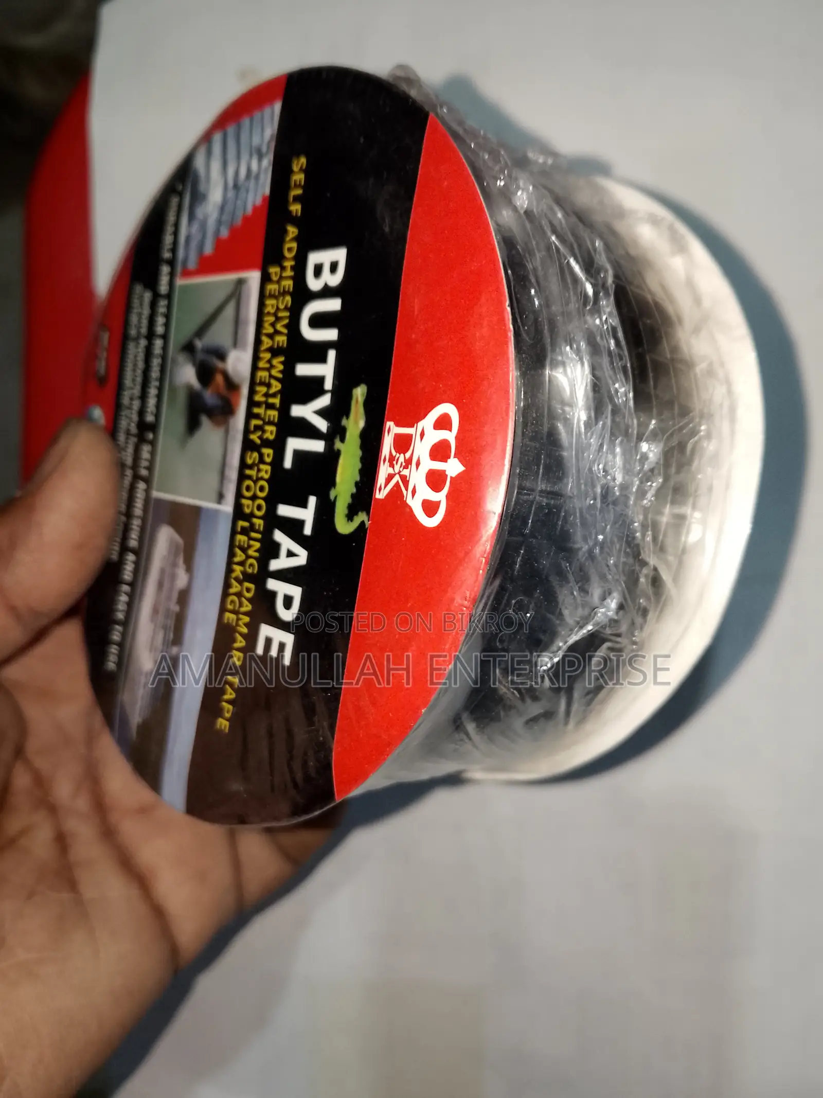 Waterproof Butyl Aluminum Foil Tape | Permanent Leak Repair.