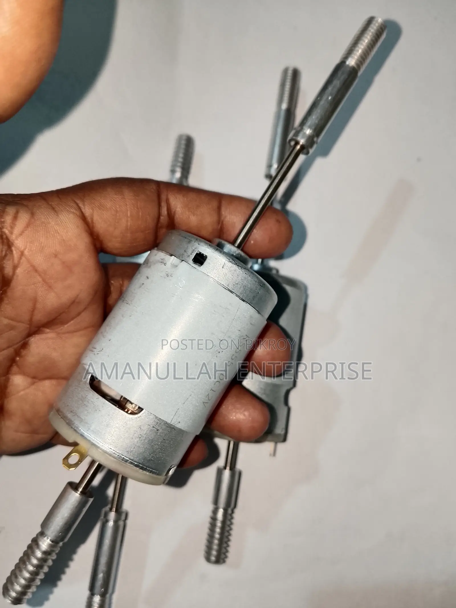 আরএস-৫৫৫ ডুয়াল শ্যাফট ডিসি মোটর | হাই টর্ক [ আমানুল্লাহ এন্টারপ্রাইজ ]