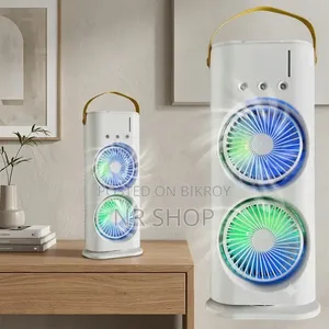 Double-Headed Air Cooler Mist Fan