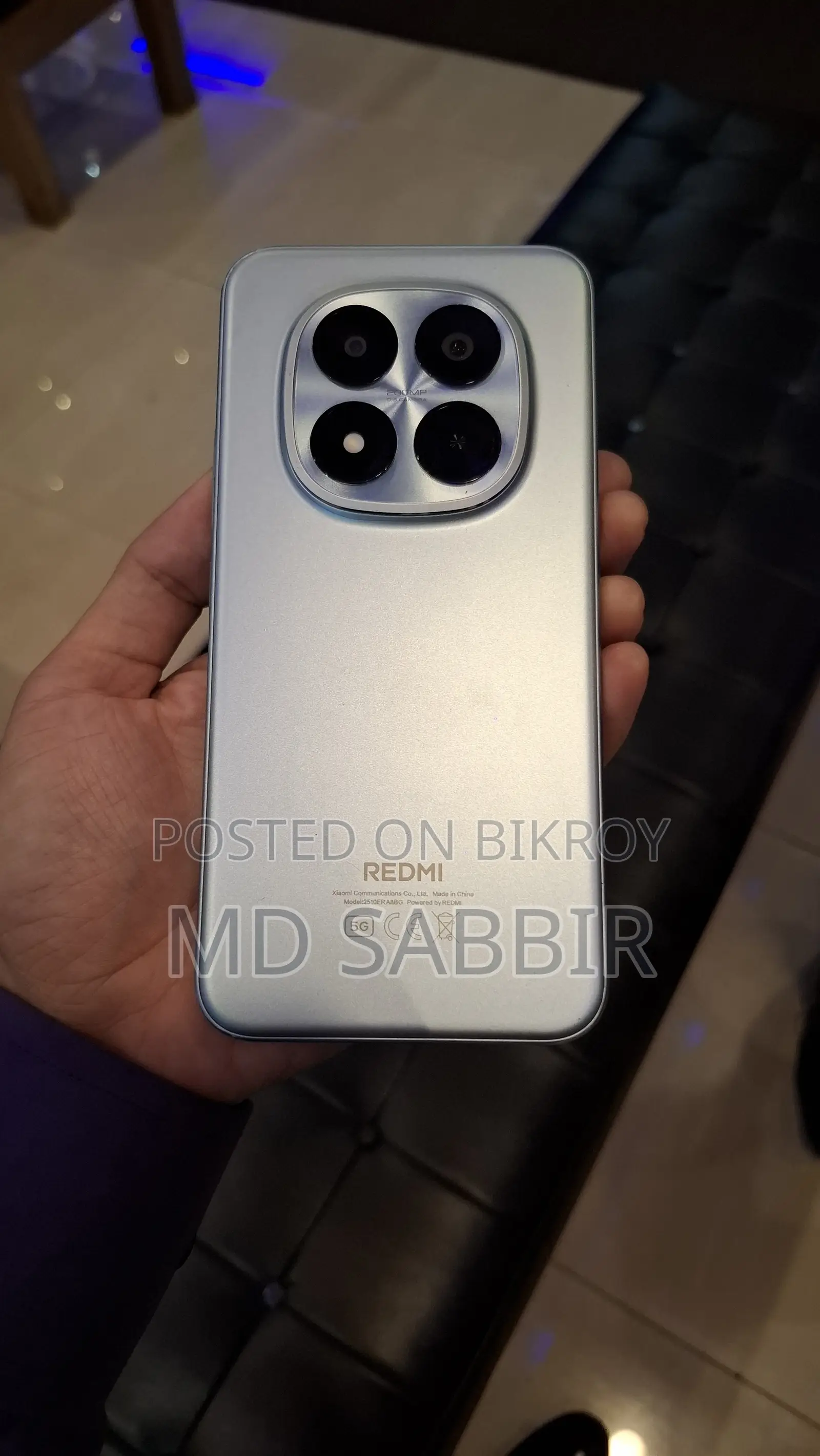 Xiaomi Redmi Note 15 Pro+ 256 GB সিলভার