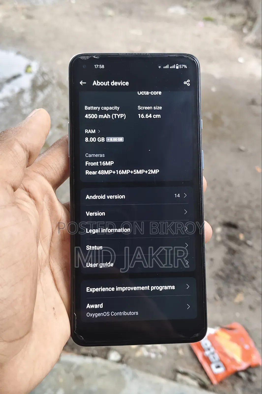 OnePlus 9R 256 GB Blue