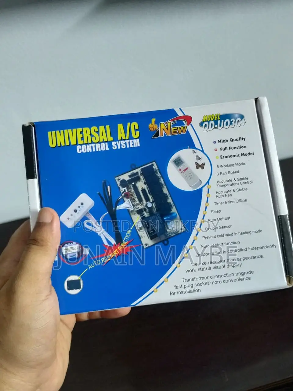 ইউনিভার্সাল এসি কন্ট্রোল সিস্টেম - মডেল: QD-U03C+