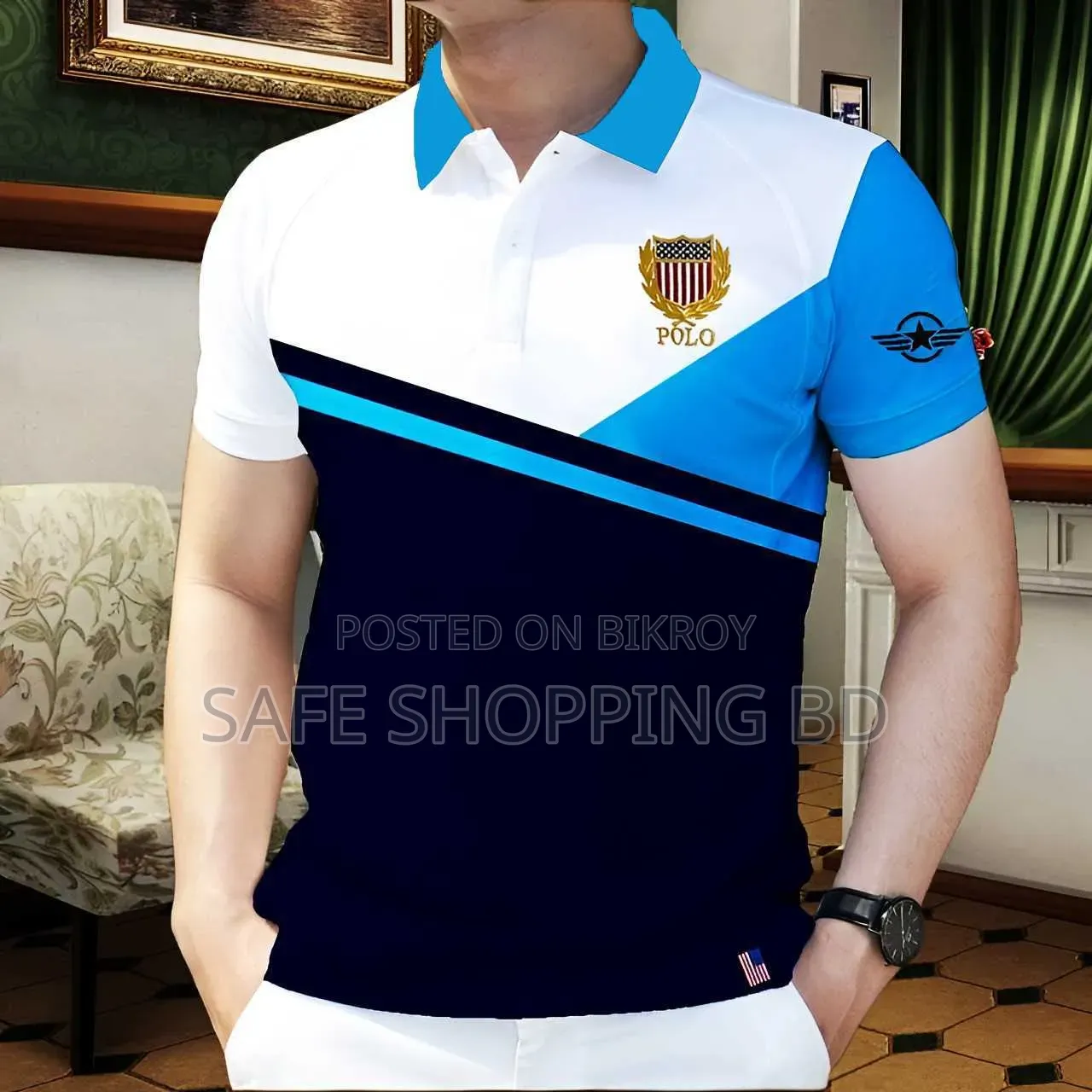Premium Men's Polo T-shirt | Soft Cotton | Cash On Delivery.