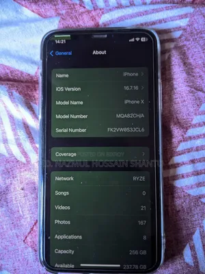 Apple iPhone X 256 GB Black
